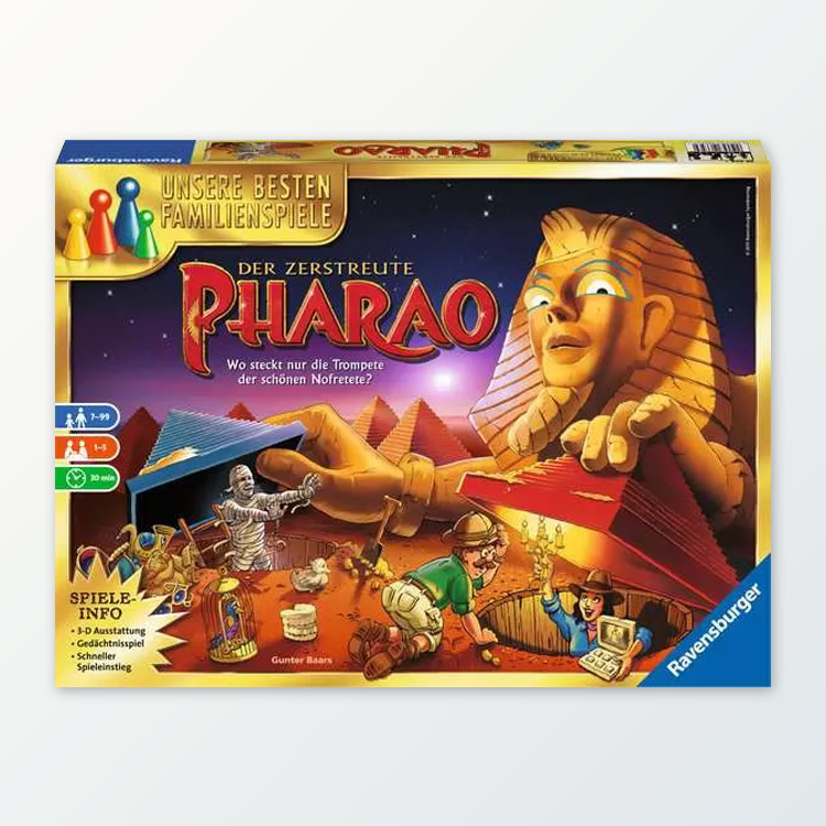 Spiel <br />„Der zerstreute Pharao“